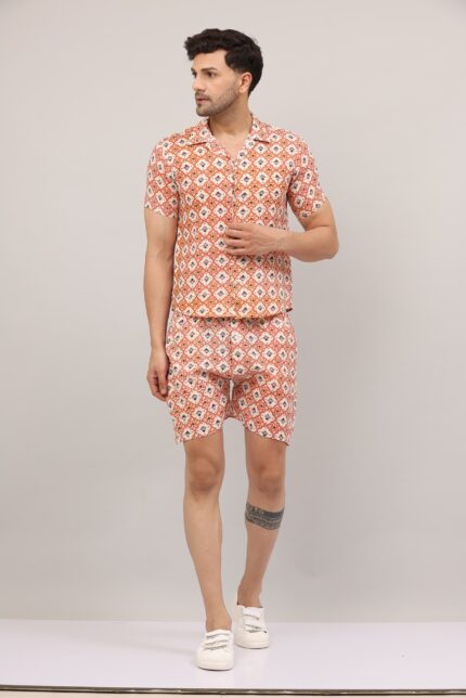 Shirt Regular Shorts Co-ords Set