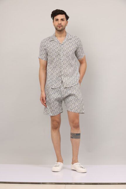 A Man's Impero Shirt Regular Shorts Co-ords Set